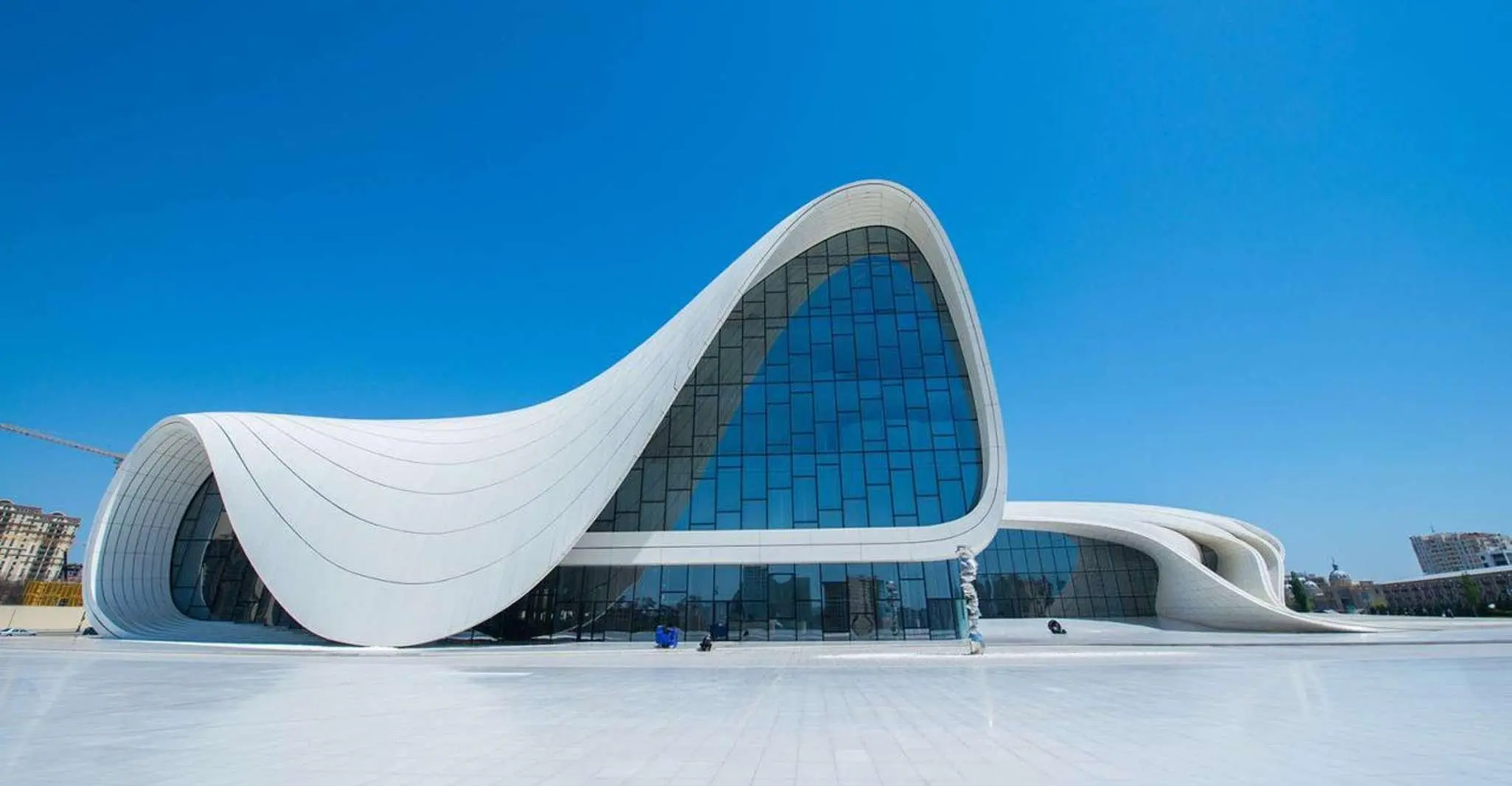Paket Tour Murah Caucasus Azerbaijan Georgia Armenia Baku Flame Towers Heydar Aliyev Center.