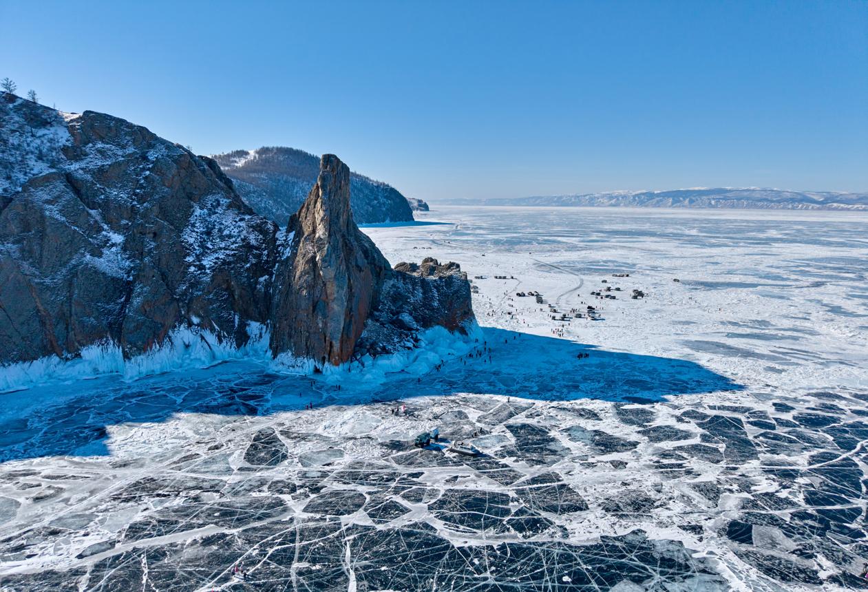 Cape Khoboy Winter Landscape, Lake Baikal