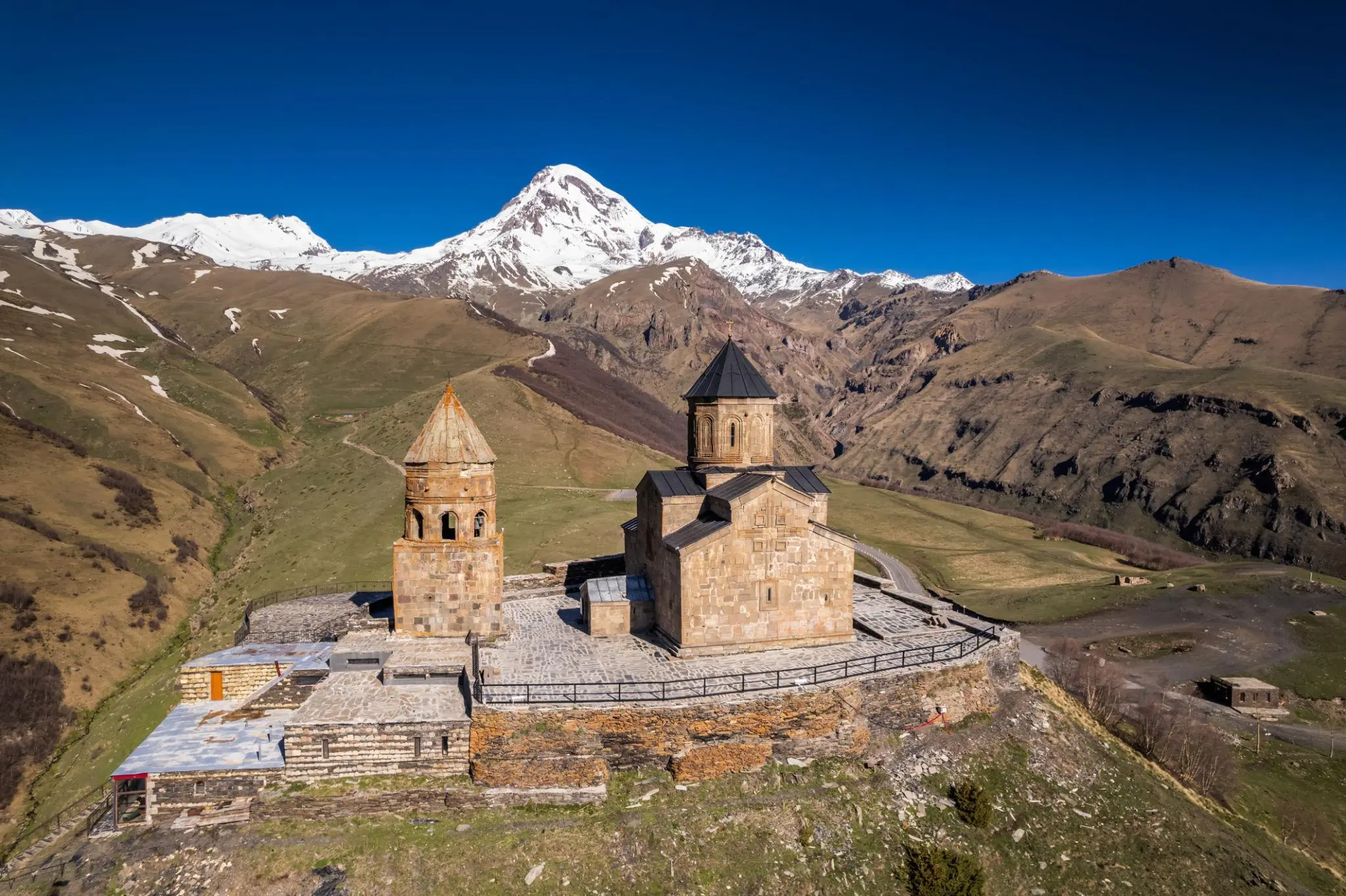 Paket Tour Murah Caucasus Georgia Kazbegi Gergeti Trinity Church Ananuri Fortress.